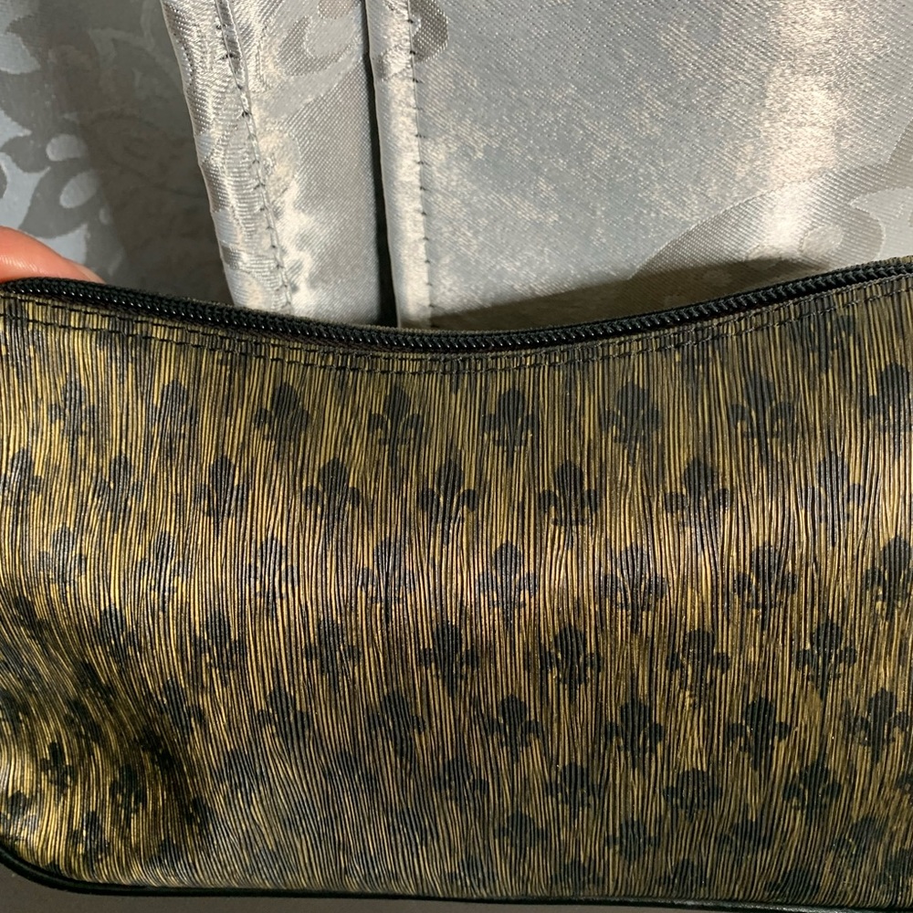 Patrick and cox bronze and black small crossbody good used condition